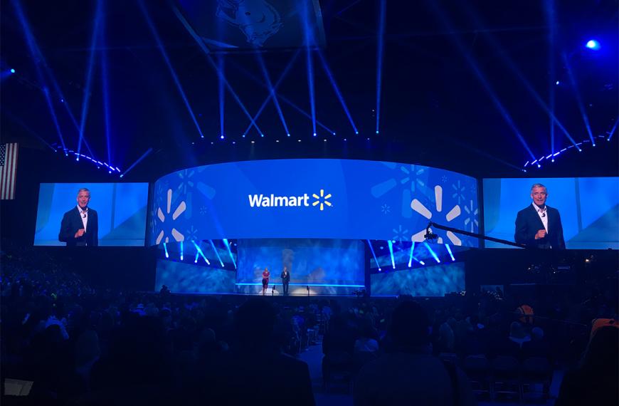 Walmart Annual Shareholders meeting AAP Secondhand LED display experts